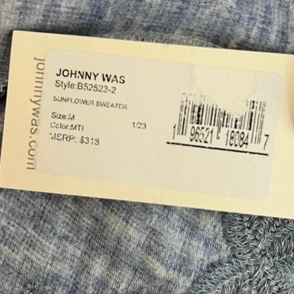 Johnny Was Sunflower sweater ultra RARE NWT - Picture 12 of 12